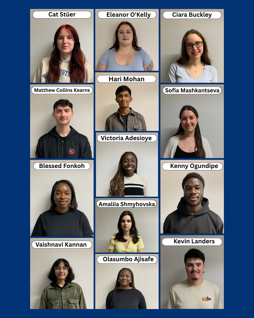 Headshots of the Student Partners