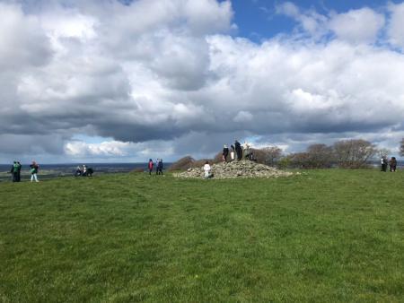 People climbing UCD Lyons Hill