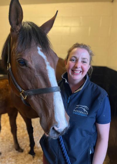 Samantha Feighery with a horse