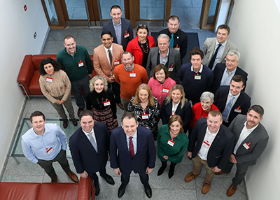 Group photo of the Department of Agriculture, Food & the Marine research grant awardees