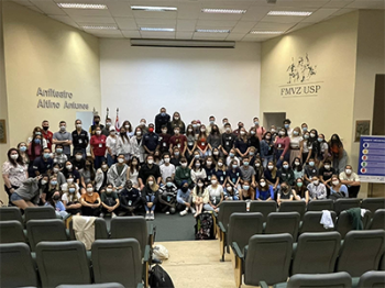 Group of delegates at the IVSA Global congress in São Paulo, Brazil.